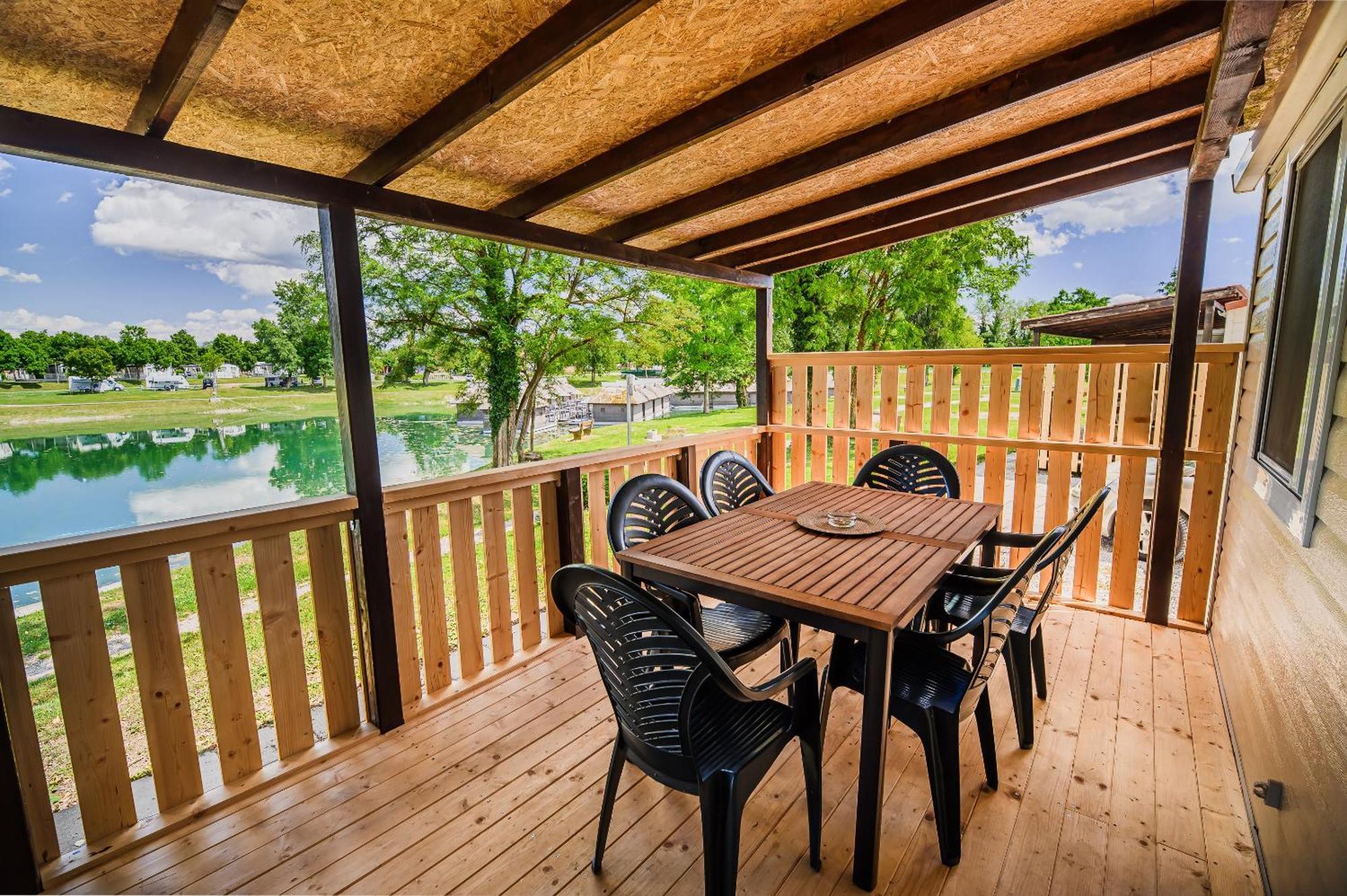 Lake View Mobile Homes With Thermal Riviera Tickets In Terme Catez Catez ob Savi Habitación foto